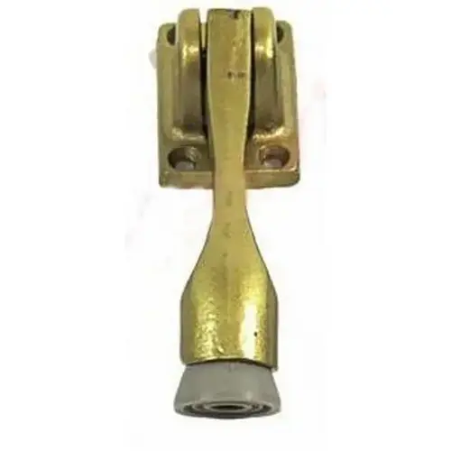 5" Kick Down Door Holder Dull Brass Painted Finish 5" Kick Down Door Holder Dull Brass Painted Finish