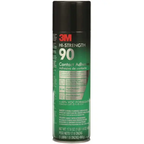 17.6 oz. Hi-Strength 90 Spray Adhesive 17.6 oz. Hi-Strength 90 Spray Adhesive