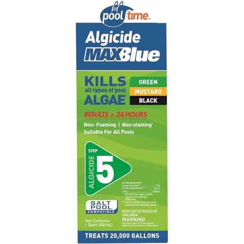 MAXBlue 32 oz. Algicide Pool Algaecide