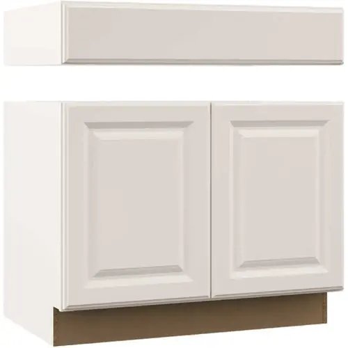 Hampton Assembled 36 in. x 34.5 in. x 24 in. Accessible Sink Base Kitchen Cabinet in Satin White Hampton Assembled 36 in. x 34.5 in. x 24 in. Accessible Sink Base Kitchen Cabinet in Satin White
