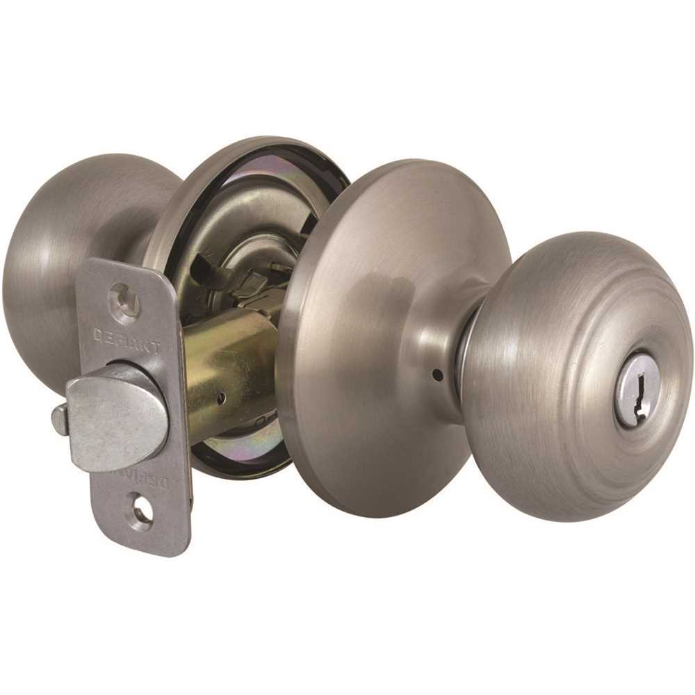 Defiant TGX200B-K-KA3 Hartford Satin Nickel Keyed Entry Door Knob