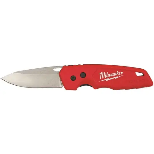 FASTBACK Series Pocket Knife, 5 in L Blade, Stainless Steel Blade, 1-Blade, Contour-Grip Handle Red FASTBACK Series Pocket Knife, 5 in L Blade, Stainless Steel Blade, 1-Blade, Contour-Grip Handle Red