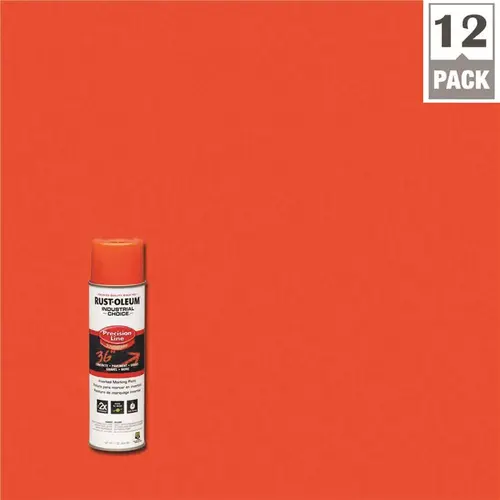 17 oz. M1600 System Precision Line Solvent-Based Alert Orange Inverted Marking Spray Paint - pack of 6 17 oz. M1600 System Precision Line Solvent-Based Alert Orange Inverted Marking Spray Paint - pack of 6