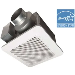 Panasonic FV-0811RQ1 WhisperChoice Pick-A-Flow 80/110 CFM Ceiling Bathroom Exhaust Fan with Flex-Z Fast Bracket White