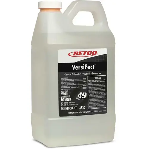 VersiFect Disinfectant, 2 L, Bottle, Fresh Scent VersiFect Disinfectant, 2 L, Bottle, Fresh Scent