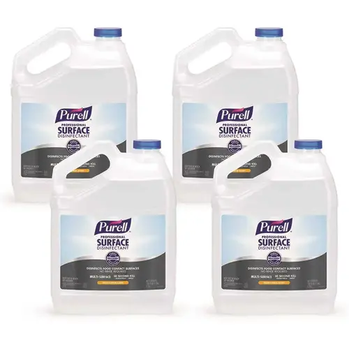 PROFESSIONAL SURFACE DISINFECTANT, 128 FL. OZ., GALLON Clear - pack of 4 PROFESSIONAL SURFACE DISINFECTANT, 128 FL. OZ., GALLON Clear - pack of 4