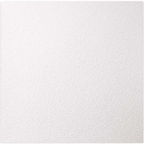23.75in. X 23.75in. Stucco Pro Vinyl Lay In White Ceiling Tile - pack of 12 23.75in. X 23.75in. Stucco Pro Vinyl Lay In White Ceiling Tile - pack of 12