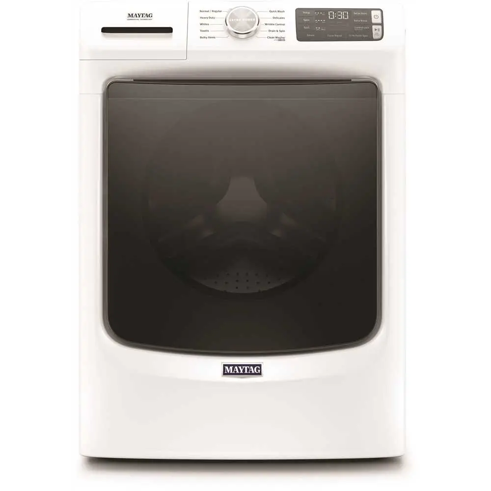 Maytag 4.5 cu. ft. White Stackable Front Load Washing Machine with 12-Hour Fresh Spin ENERGY STAR MHW5630HW