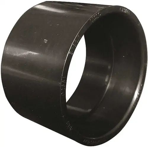 1-1/2 in. ABS DWV Hub x Hub Coupling Black