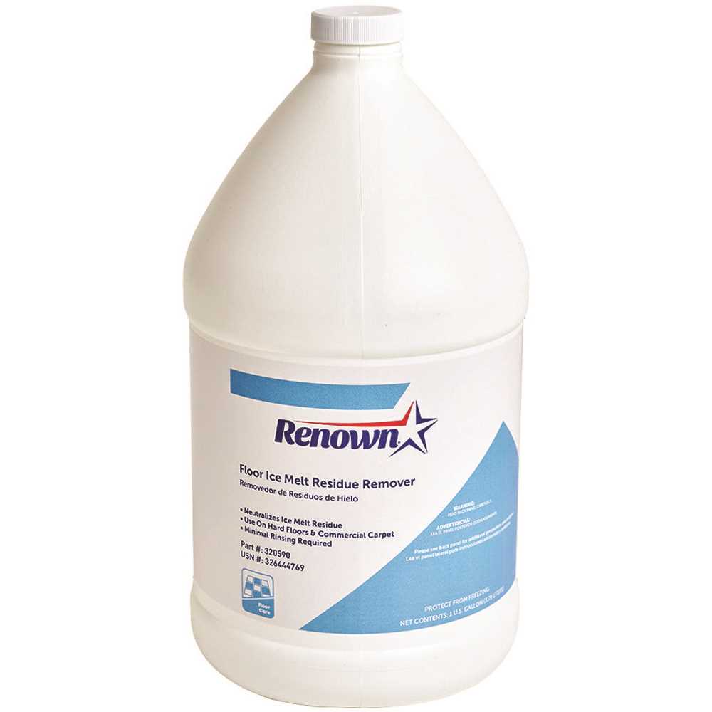 Renown REN024 Floor Ice Melt Residue Remover 1 Gal. - pack of 4