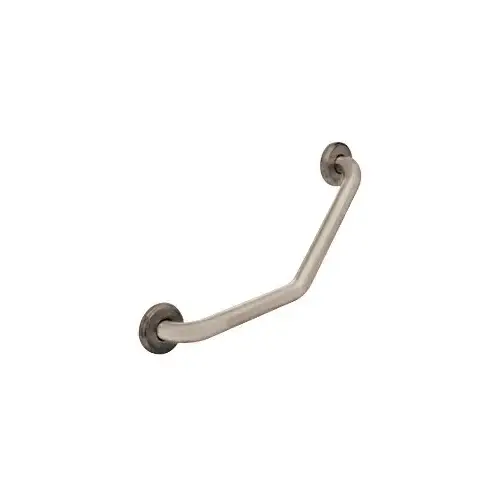 Brushed Nickel 20" 135 Degree Grab Bar