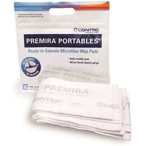 Premira Portables Saturate-On-demand Microfiber Mop Pads 5x19 - pack of 28 Premira Portables Saturate-On-demand Microfiber Mop Pads 5x19 - pack of 28