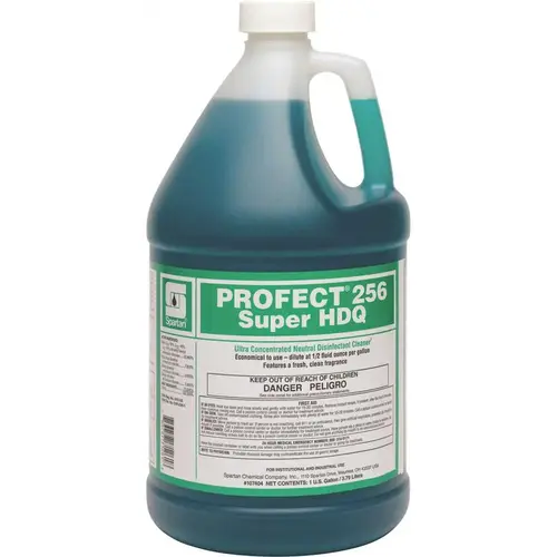 Profect 256 Super Hdq 1/2 Oz. Neutral Disinfectant W/ Dye/frag - pack of 4