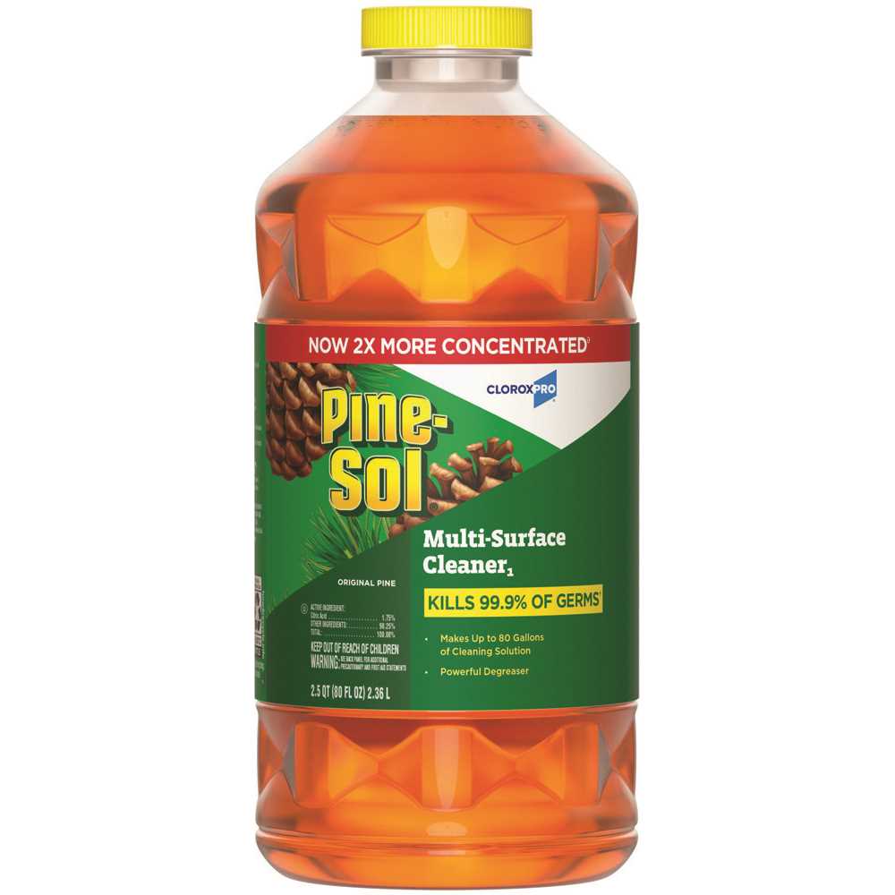 Pine-Sol 60606 Multi-Surface Cleaner Cloroxpro Original Pine 80oz - pack of 3