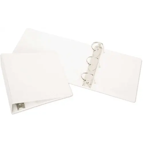 Slant D-Ring View Binder, 3 Rings, 4 Capacity, 11 X 8.5, White Slant D-Ring View Binder, 3 Rings, 4 Capacity, 11 X 8.5, White