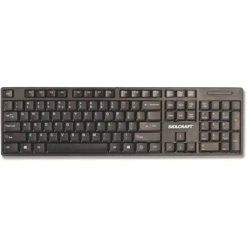 USB Wired Keyboard, 101 Keys, Black USB Wired Keyboard, 101 Keys, Black