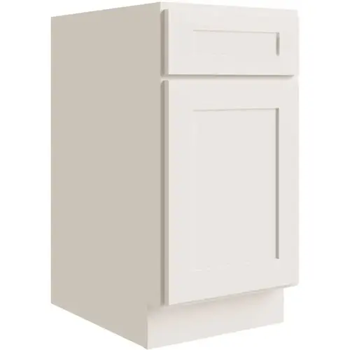 Luxor 12" Base Cabinet, 5-Pc Drawer, Left Hinge, White Luxor 12" Base Cabinet, 5-Pc Drawer, Left Hinge, White
