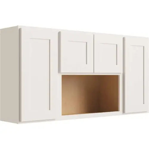 Luxor 4-Door Wall Cabinet, 60"w X 30"h X 12"d, Shaker White Luxor 4-Door Wall Cabinet, 60"w X 30"h X 12"d, Shaker White