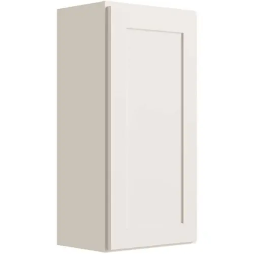 Luxor 1-Door Wall Cabinet, 15"w X 24"h X 12"d, Shaker White Luxor 1-Door Wall Cabinet, 15"w X 24"h X 12"d, Shaker White