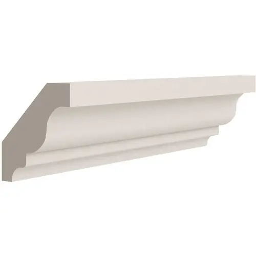 Luxor Crown Molding Crm, 96"l X 2"h X 2"d, Shaker Misty Grey Luxor Crown Molding Crm, 96"l X 2"h X 2"d, Shaker Misty Grey
