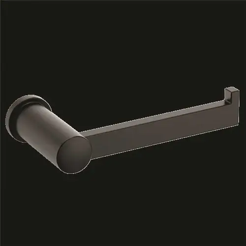 Summit Matte Black Single-Post Paper Holder Matte Black