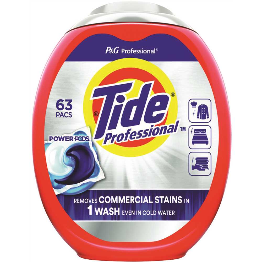 TIDE PROFESSIONAL 003077214117 Professional Original Scent Liquid Laundry Detergent Pods - pack of 4