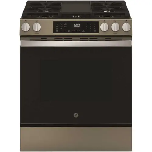 30" Slide-In Front-Control Convection Gas Range, Slate 30" Slide-In Front-Control Convection Gas Range, Slate