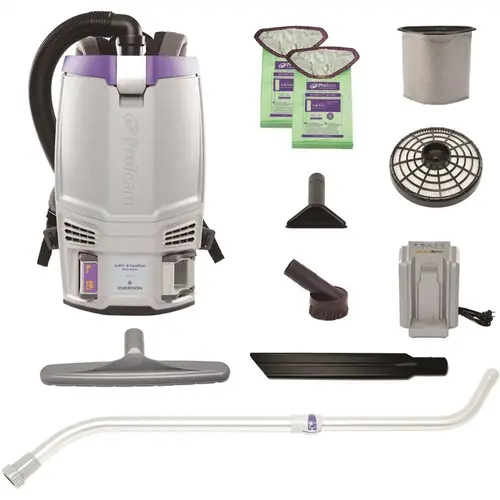 Gofit 6 Cordless Com Backpack Vacuum-Xo Performance Telescoping Wand Kit Gofit 6 Cordless Com Backpack Vacuum-Xo Performance Telescoping Wand Kit
