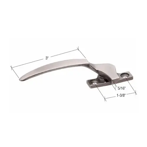 Left Hand Casement Window Locking Handle with 1-3/8" Screw Holes Brushed Bronze Left Hand Casement Window Locking Handle with 1-3/8" Screw Holes Brushed Bronze