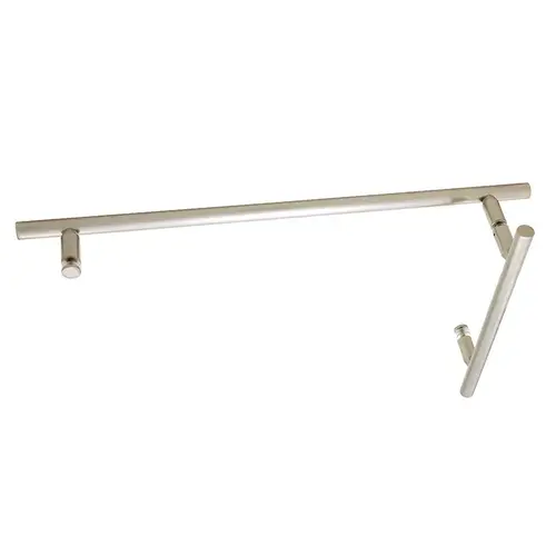 Brushed Nickel 8" x 18" LTB Combo Ladder Style Pull and Towel Bar Brushed Nickel 8" x 18" LTB Combo Ladder Style Pull and Towel Bar