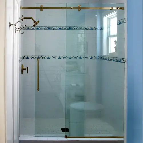 Brushed Bronze Deluxe 180 Degree Serenity Series Sliding System Brushed Bronze Deluxe 180 Degree Serenity Series Sliding System