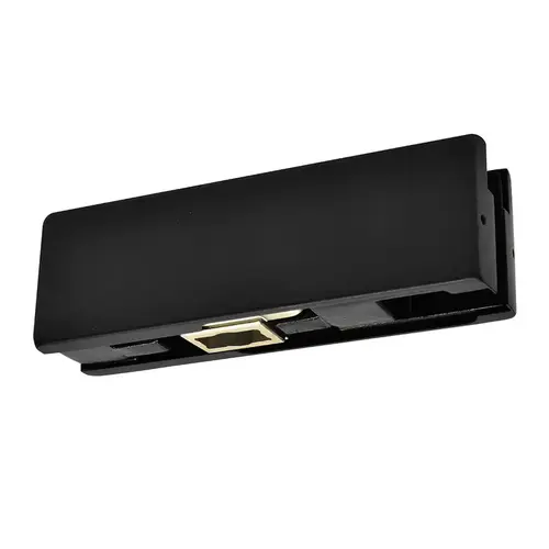 KABA Matte Black Bottom Door Patch Fitting with Bottom Insert For 3/4" Glass KABA Matte Black Bottom Door Patch Fitting with Bottom Insert For 3/4" Glass