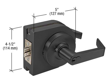 Schlage LH80MBL Matte Black 6-Pin Classroom Lever Lock Housing - Grade 1