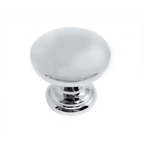 Strategic Brands 1 Mushroom Knob with Ring Base - Summerland - Satin Nickel 12159 Strategic Brands 1 Mushroom Knob with Ring Base - Summerland - Satin Nickel 12159