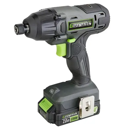 G20 Max Impact Driver, Battery Included, 20 V, 2 Ah, 1/4 in Drive, Hex Drive, 0 to 3600 ipm G20 Max Impact Driver, Battery Included, 20 V, 2 Ah, 1/4 in Drive, Hex Drive, 0 to 3600 ipm