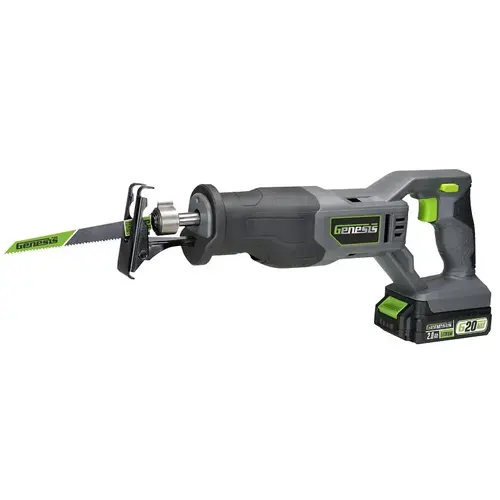 G20 Max Variable Speed Reciprocating Saw, Battery Included, 20 V, 2 Ah, 1 in L Stroke G20 Max Variable Speed Reciprocating Saw, Battery Included, 20 V, 2 Ah, 1 in L Stroke