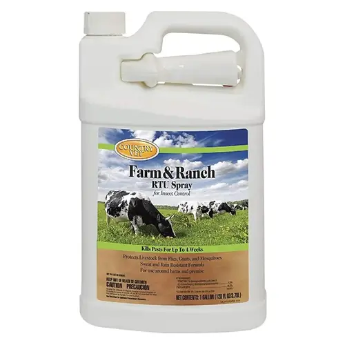 Farm and Ranch RTU Spray, Liquid, Milky/White, Sweet, 1 gal Farm and Ranch RTU Spray, Liquid, Milky/White, Sweet, 1 gal