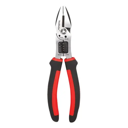 6-In-1 Lineman's Multi-Tool Plier, 8 in OAL, Black/Red Handle, Comfort Grip Handle 6-In-1 Lineman's Multi-Tool Plier, 8 in OAL, Black/Red Handle, Comfort Grip Handle