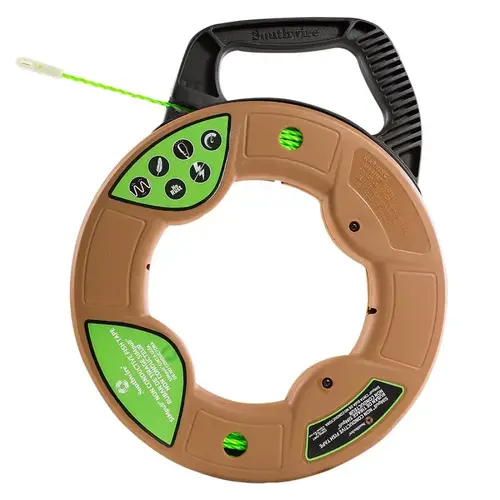 Fish Tape, 4.5 mm Tape, 75 ft L Tape, Polymer Tape Fish Tape, 4.5 mm Tape, 75 ft L Tape, Polymer Tape