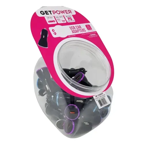 DC CAR ADAPTER USB C&USB A 18W - pack of 30