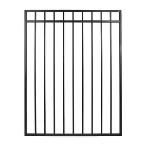 Nuvo Iron CGRTB4560 Legacy Coral Fence Gate, 45 in W Gate, 60 in H Gate, Iron Frame