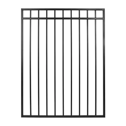 Legacy Coral Fence Gate, 45 in W Gate, 60 in H Gate, Iron Frame