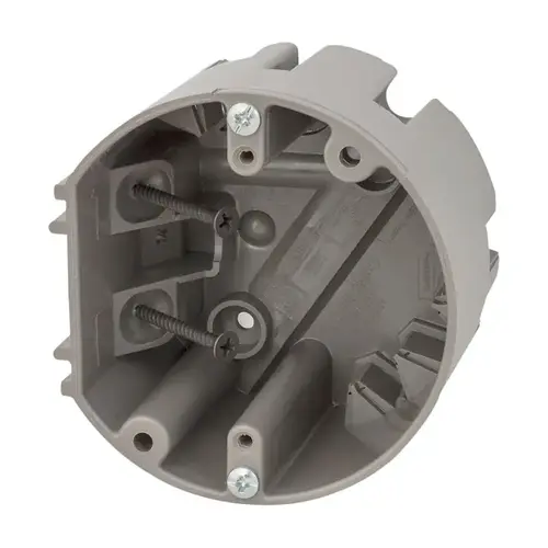 Smart Box Adjustable Depth 50 lbs. Ceiling Box Support Gray