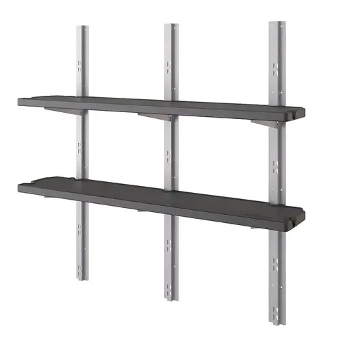Shelf Kit 1.25" H X 49.65" W X 10" D Resin Black Shelf Kit 1.25" H X 49.65" W X 10" D Resin Black
