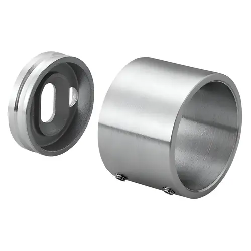 Wall Flange with Blind Connection 304 SS Satin Brushed Wall Flange with Blind Connection 304 SS Satin Brushed