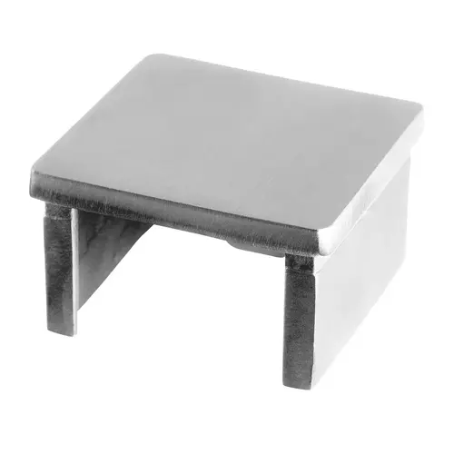 End Cap for Cap Rail 304 SS Satin Brushed End Cap for Cap Rail 304 SS Satin Brushed