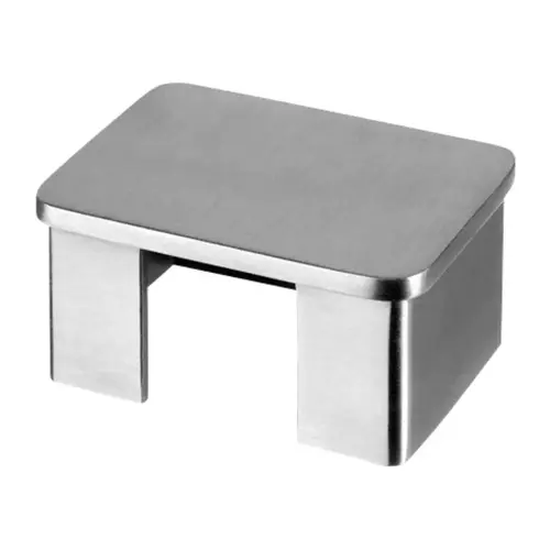 End Cap for Cap Rail 304 SS Satin Brushed End Cap for Cap Rail 304 SS Satin Brushed