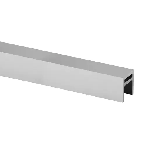 Cap Rail Aluminum Brushed Anodized Cap Rail Aluminum Brushed Anodized