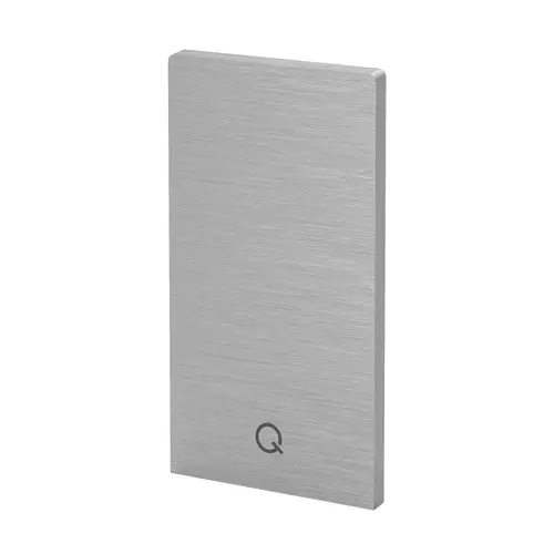 End Cap Easy Glass Smart Top Mount Aluminum Mill Finish End Cap Easy Glass Smart Top Mount Aluminum Mill Finish