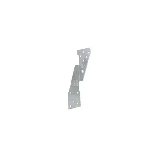 Double Hurricane Tie, 1-9/16 in W, 5-1/4 in H, Steel, G30 Galvanized - pack of 100 Double Hurricane Tie, 1-9/16 in W, 5-1/4 in H, Steel, G30 Galvanized - pack of 100